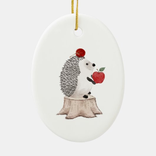 Hedgehog Keramik Ornament (Hinten)