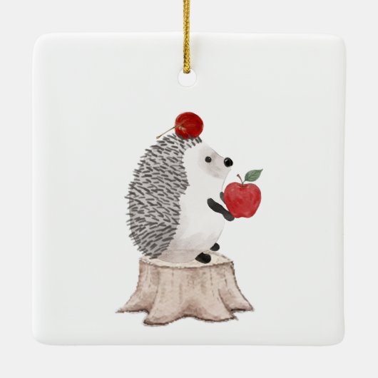 Hedgehog Keramikornament (Rückseite)