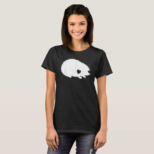 Hedgehog Love Heart Hedgehog Costume  Hedgehog T-Shirt (Vorne ganz)