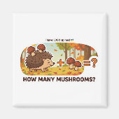 Hedgehog Mushroom Addition Magnet (Vorne)