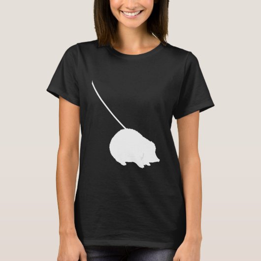 Hedgehog on a Leash Cute Pet Animal T-Shirt (Vorderseite)