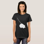 Hedgehog on a Leash Cute Pet Animal T-Shirt (Vorne ganz)