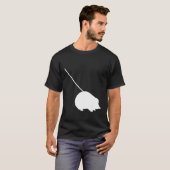 Hedgehog on a Leash  Cute  Pet Animal T-Shirt (Vorne ganz)