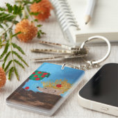 Hedgehog Painting Schlüsselanhänger (Vorderseite rechts)