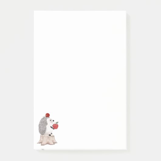 Hedgehog Post-it Klebezettel (Vorderseite)