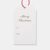 Hedgehog Santa Hat Baby 1st Christmas Geschenkanhänger (Rückseite)