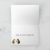 Hedgehog Thank You Card Dankeskarte (Innenseite)