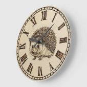  Hedgehog Wall Clock  Große Wanduhr (Winkel)