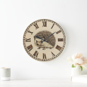  Hedgehog Wall Clock  Große Wanduhr (Zuhause)
