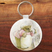 Hedgehog with Iron Mrs Tiggy-Winkle Schlüsselanhänger (Vorderseite)