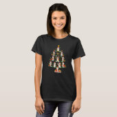 Hedgehog  Xmas Lights Hedgehog Christmas Tree T-Shirt (Vorne ganz)