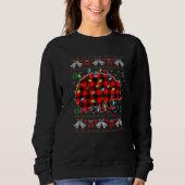 Hedgehog   Xmas Lights Ugly Christmas Sweater Sweatshirt (Vorderseite)