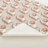 Hedgehogs with Heart Love Sherpadecke (3/4)