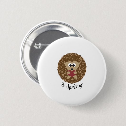 Hedgehug Igel Button (Vorne & Hinten)