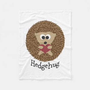 Hedgehug Igel Fleecedecke
