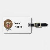 Hedgehug Igel Gepäckanhänger (Vorderseite horizontal)