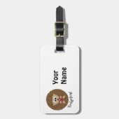 Hedgehug Igel Gepäckanhänger (Vorderseite vertikal)