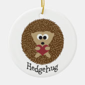 Hedgehug Igel Keramikornament (Vorne)