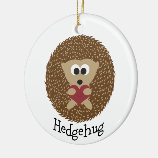 Hedgehug Igel Keramikornament (Links)