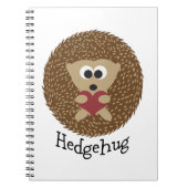Hedgehug Igel Notizblock (Vorderseite)