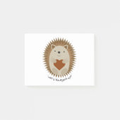Hedgehug-Igel Post-it Klebezettel (Vorderseite)