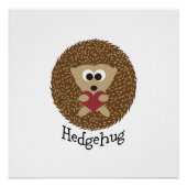 Hedgehug Igel Poster (Vorderseite)