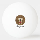 Hedgehug Igel Tischtennisball (Rückseite)