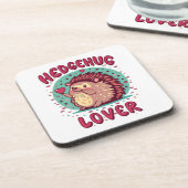 Hedgehug Lover Getränkeuntersetzer (Linke Seite)