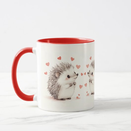 Hedgehugs! Funny and Niedlich Igels Tasse (Links)