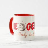 Hedgehugs! Igel Kaffee-Tasse, Tee Tasse (Vorderseite Links)