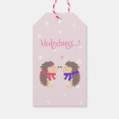 Hedgehugs! Niedlicher Igel Geschenkanhänger (Rückseite)