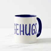 Hedgehugs! Niedlicher Igel Kaffee Tasse, Tee Tasse (VorderseiteRechts)