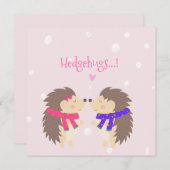 Hedgehugs! Niedlicher Igel Weihnachten (Vorne/Hinten)