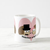 Hedgehugs und Kisses Igel Couple Kaffeetasse (VorderseiteRechts)