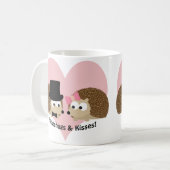 Hedgehugs und Kisses Igel Couple Kaffeetasse (Vorderseite Links)