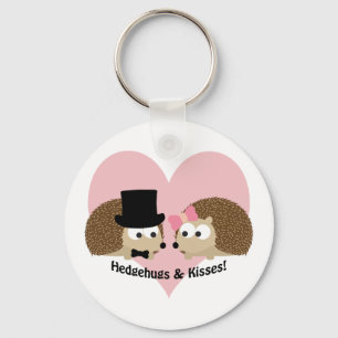 Hedgehugs und Kisses Igel Couple Schlüsselanhänger