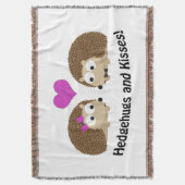 Hedgehugs und Kisses Igel Liebe Decke (Vorderseite Vertikal)