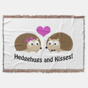 Hedgehugs und Kisses Igel Liebe Decke