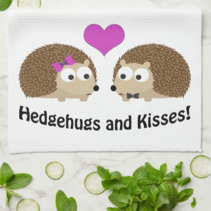 Hedgehugs und Kisses Igel Liebe Handtuch
