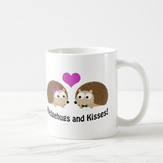Hedgehugs und Kisses Igel Liebe Kaffeetasse (Rechts)
