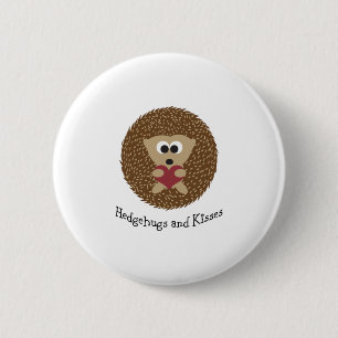 Hedgehugs und Kuss-Igel Button