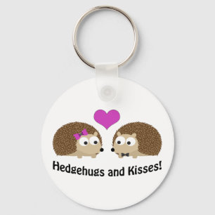 Hedgehugs und Kuss-Igels-Liebe Schlüsselanhänger