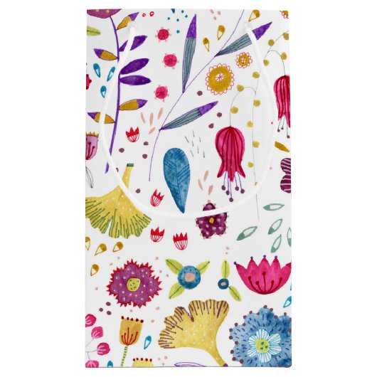 Hedgerow-Blume Kleine Geschenktüte (Rückseite)