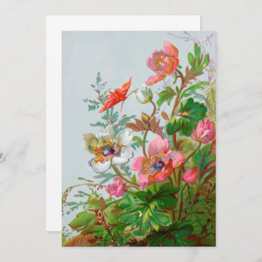 Hedgerow Garden Einladung (Vorne/Hinten)