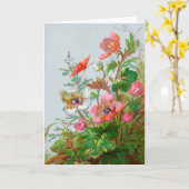 Hedgerow Garden Grußkarte Karte (Gelbe Blume)