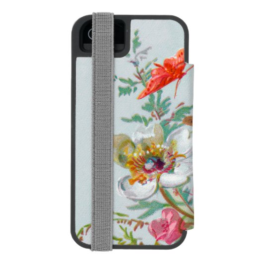 Hedgerow Garden iPhone Wallet Case Incipio iPhone Geldbeutel-Hülle (Folio Rückseite)