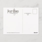 Hedgerow Garden Postcard Postkarte (Rückseite)