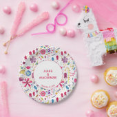 Hedgerow Wilde Blume Wasserfarbenhochzeit Pappteller (Party)