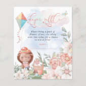 Hedghog Diaper Raffle Baby Dusche Picnic (Vorderseite)