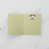 Hedghog mit Traubenhyakinth Danke notecard (Innenseite)